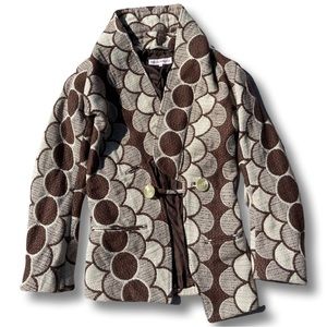 | RARE |Walter Van Beirendonck Geometric Circle Print Revolution CC10 Jacket 46